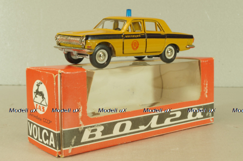 Газ-24 Волга ГАИ, сентябрь 1987г., Тантал/Радон 1:43