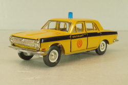 Газ-24 Волга ГАИ, сентябрь 1987г., Тантал/Радон 1:43