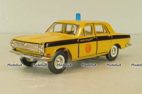 Газ-24 Волга ГАИ, сентябрь 1987г., Тантал/Радон 1:43