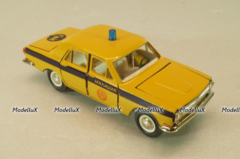 Газ-24 Волга ГАИ, сентябрь 1987г., Тантал/Радон 1:43