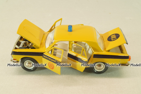 Газ-24 Волга ГАИ, сентябрь 1987г., Тантал/Радон 1:43