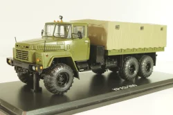 Краз-260 грузовой автомобиль с тентом 1981, хаки, SSM1324, SSM 1:43