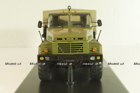 Краз-260 грузовой автомобиль с тентом 1981, хаки, SSM1324, SSM 1:43