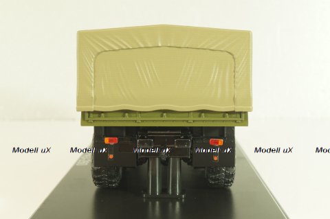 Краз-260 грузовой автомобиль с тентом 1981, хаки, SSM1324, SSM 1:43