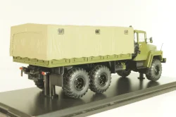 Краз-260 грузовой автомобиль с тентом 1981, хаки, SSM1324, SSM 1:43