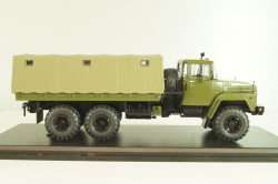 Краз-260 грузовой автомобиль с тентом 1981, хаки, SSM1324, SSM 1:43