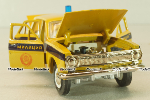 Газ-24 Волга ГАИ, сентябрь 1987г., Тантал/Радон 1:43