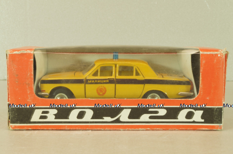 Газ-24 Волга ГАИ, ноябрь 1989, Тантал/Радон 1:43