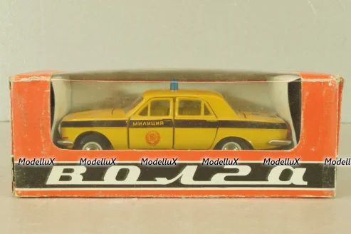 Газ-24 Волга ГАИ, ноябрь 1989, Тантал/Радон 1:43