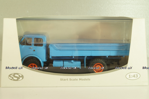 Маз-500А грузовой автомобиль 1970, голубой, SSM1418, SSM 1:43