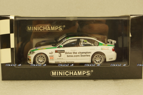 BMW 320i E90 WTCC 2007 Team Germany, Winner Race 2 Curibita, J.Müller, 400072603, Minichamps 1:43