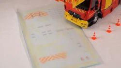 Renault D16 EPC-33 GIMAEX RIFFAUD PRX-B ECHELLE TRUCK SAPEURS POMPIERS, 116643, Eligor 1:43