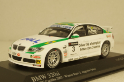 BMW 320i E90 WTCC 2007 Team Germany, Winner Race 2 Curibita, J.Müller, 400072603, Minichamps 1:43
