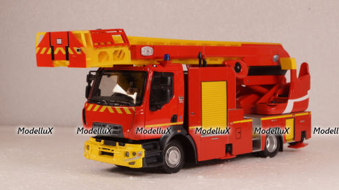 Renault D16 EPC-33 GIMAEX RIFFAUD PRX-B ECHELLE TRUCK SAPEURS POMPIERS, 116643, Eligor 1:43