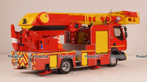 Renault D16 EPC-33 GIMAEX RIFFAUD PRX-B ECHELLE TRUCK SAPEURS POMPIERS, 116643, Eligor 1:43