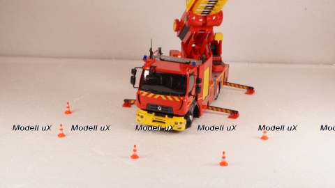 Renault D16 EPC-33 GIMAEX RIFFAUD PRX-B ECHELLE TRUCK SAPEURS POMPIERS, 116643, Eligor 1:43