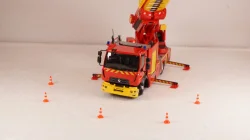Renault D16 EPC-33 GIMAEX RIFFAUD PRX-B ECHELLE TRUCK SAPEURS POMPIERS, 116643, Eligor 1:43