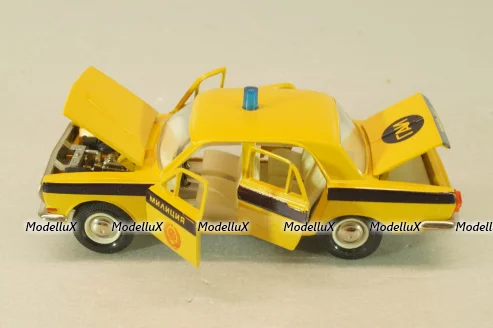 Газ-24 Волга ГАИ, ноябрь 1989, Тантал/Радон 1:43