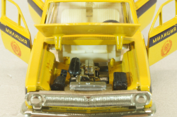 Газ-24 Волга ГАИ, ноябрь 1989, Тантал/Радон 1:43