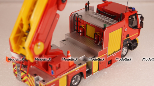 Renault D16 EPC-33 GIMAEX RIFFAUD PRX-B ECHELLE TRUCK SAPEURS POMPIERS, 116643, Eligor 1:43