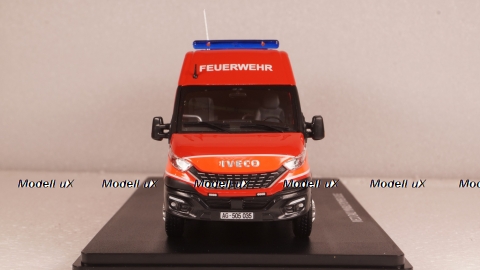IVECO FIAT NEW DAILY 35-210 VAN HI-MATIC MINIBUS SUISSE POMPIERS 2019, 116791, Eligor 1:43