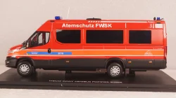 IVECO FIAT NEW DAILY 35-210 VAN HI-MATIC MINIBUS SUISSE POMPIERS 2019, 116791, Eligor 1:43