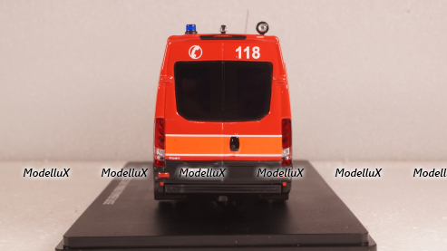 IVECO FIAT NEW DAILY 35-210 VAN HI-MATIC MINIBUS SUISSE POMPIERS 2019, 116791, Eligor 1:43