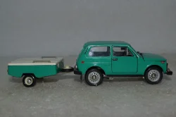 Ваз-2121 Нива А20 с прицепом, Тантал/Радон 1:43