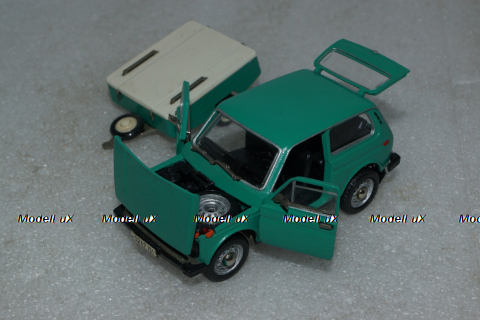 Ваз-2121 Нива А20 с прицепом, Тантал/Радон 1:43