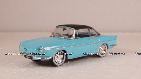 Renault Floride Convertible with removable Softtop 1959-1963 lightblue/black, Norev 1:43