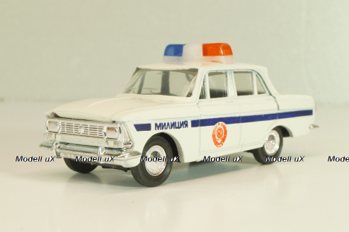Москвич-412, Милиция, белый, Тантал/Радон 1:43 Дефект!