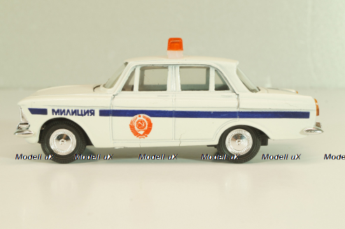 Москвич-412, Милиция, белый, Тантал/Радон 1:43 Дефект!