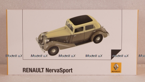 Renault Nervasport 1932-1935 lightbrown/creme, Norev 1:43