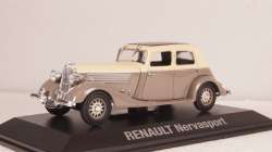 Renault Nervasport 1932-1935 lightbrown/creme, Norev 1:43