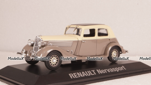 Renault Nervasport 1932-1935 lightbrown/creme, Norev 1:43