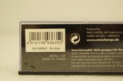 Kart, red, 430090001, Minichamps 1:43