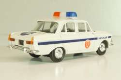 Москвич-412, Милиция, белый, Тантал/Радон 1:43 Дефект!