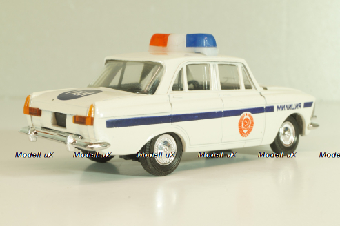 Москвич-412, Милиция, белый, Тантал/Радон 1:43 Дефект!