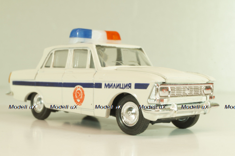 Москвич-412, Милиция, белый, Тантал/Радон 1:43 Дефект!