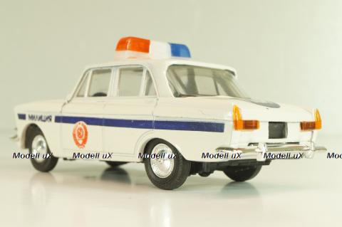 Москвич-412, Милиция, белый, Тантал/Радон 1:43 Дефект!