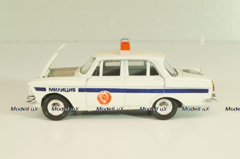 Москвич-412, Милиция, белый, Тантал/Радон 1:43 Дефект!