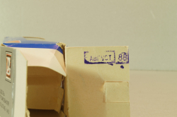 Ваз-2105 жигули, бордовая, август 1988г.,Тантал/Радон 1:43