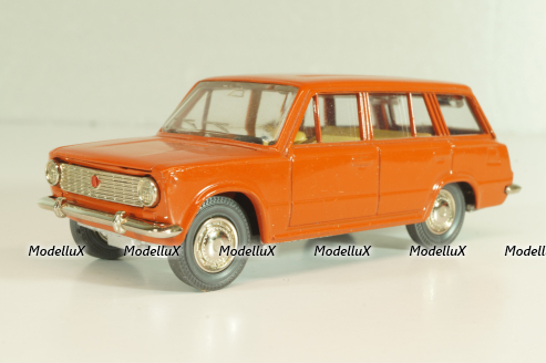 Ваз-2102 А11, Жигули, кирпичный, Май 19..г, Тантал/Радон 1:43