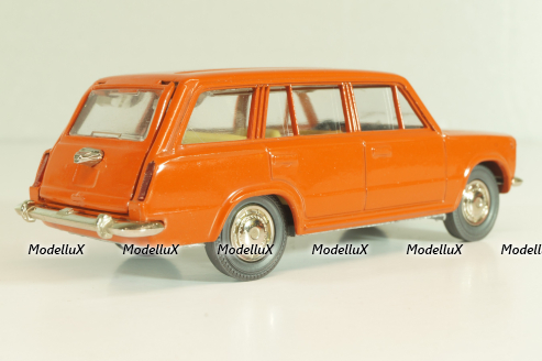 Ваз-2102 А11, Жигули, кирпичный, Май 19..г, Тантал/Радон 1:43