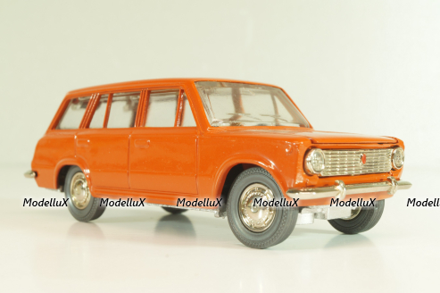 Ваз-2102 А11, Жигули, кирпичный, Май 19..г, Тантал/Радон 1:43