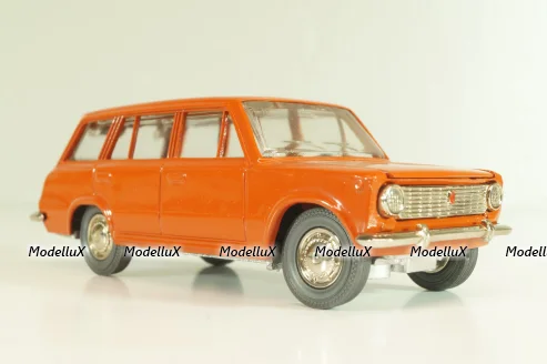 Ваз-2102 А11, Жигули, кирпичный, Май 19..г, Тантал/Радон 1:43