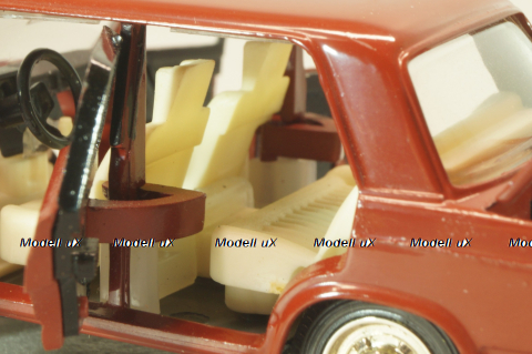 Ваз-2105 жигули, бордовая, август 1988г.,Тантал/Радон 1:43