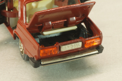 Ваз-2105 жигули, бордовая, август 1988г.,Тантал/Радон 1:43