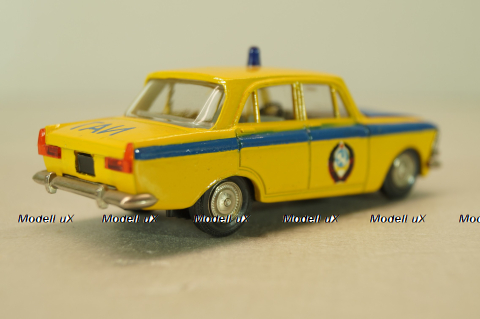 Москвич-412 А8, ГАИ, 3 зажима,Тантал/Радон 1:43