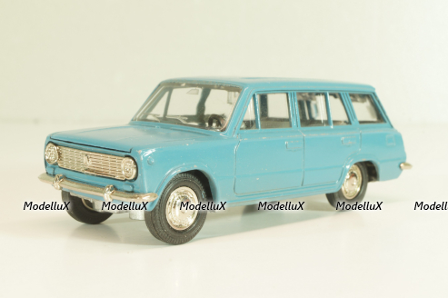 Ваз-2102, Жигули, голубой, Тантал/Радон 1:43